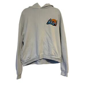 Mad Happy Light Blue Outdoors hoodie